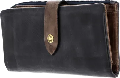 Image de bruno banani Cuir porte-monnaie Lyon Wallet With Flap Blue bleu