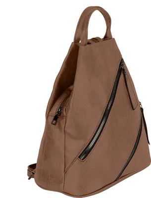 Produktbild von Damen Tasche Schultertasche Umhängetasche Leder Optik Handtasche D.PINK (9831)