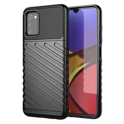 Obrázok produktu pre Odolné TPU puzdro pre Samsung Galaxy A03s - Čierna KP22089