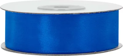 Produktbild von Satinband 25mm x 25m Rolle Blau
