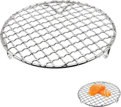 Obrázok produktu pre Multifunkčný parný hrniec z nehrdzavejúcej ocele, vhodný do fritézy Airfryer, na pečenie, chladenie a smaženie, vhodný pre väčšinu panvíc, 16,5 cm