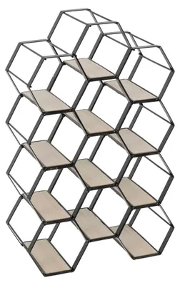 Produktbild von Atmosphera Weinregal - Metall - 12 Flaschen - schwarz - 30 cm
