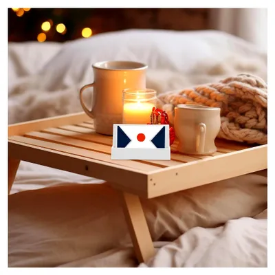 Obrázek produktu pro Držák na vizitky z bílého plastu