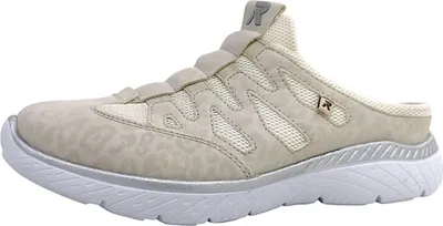 Immagine prodotto di Scarpe da donna Rieker, modello sandalo, colore beige, ideali per il tempo libero