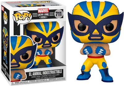 Productafbeelding van Funko Marvel Luchadores POP! Vinyl Figuur Wolverine, 9 cm, FK53873