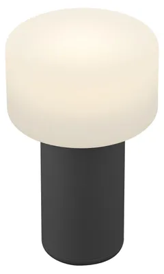 Produktbild von LED-Tischlampe - H 13 cm - Schwarz - Weiß - Kunststoff - Metall - dimmbar