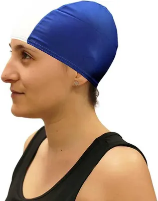Produktbild von Softee Elasthan Badekappe Blau  Blau One Size