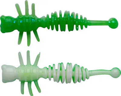 Produktbild von Berkley PowerBait Power Larvae (Spring Green/White)