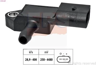 Produktbild von EPS Luftdrucksensor Höhenanpassung 1.993.327 für VW Golf VII Schrägheck (5G1, BQ1, BE1, BE2)
