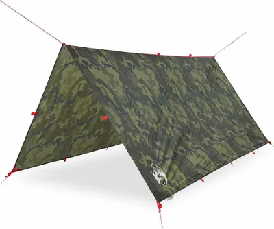 Image de vidaXL Tarp Tarnmuster 306x306 cm Imperméable à l'eau
