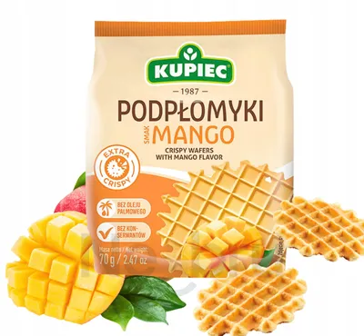 Zdjęcie produktu dla Podpłomyki Kupiec mango 70g