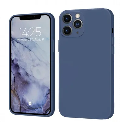 Produktbild von Hülle für iPhone 11 Pro Max Case Cover Bumper Silikon Softgrip Schutzhülle Farbe: Lavendelblau