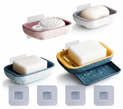 Imagen del producto de InAndOutdoorMatch - Jabonera - Acero inoxidable - Autoadhesiva, Imagen generada por IA