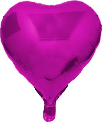 Produktbild von Folienballon Herz, pink, ca. 45 cm
