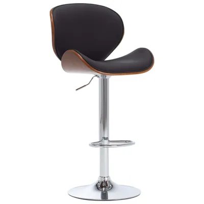 Produktbild von The Living Store Barhocker Schwarz Kunstleder