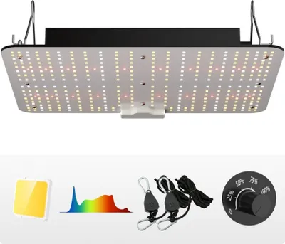 Produktbild von Pflanzenlicht - Dimmbare LED-Wachstumslampe 150 W - 30 x 40 x 12 cm - Vollspektrum 50.000 Stunden - 19000 lm Lichtstrom - Wachstumslicht 760 nm