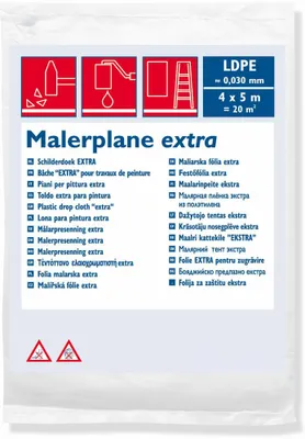 Imagen del producto de LDPE - Lona de construcción profesional, 4 x 5 metros, tipo 50