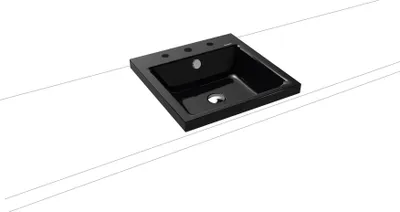 Produktbild von KALDEWEI PURO Aufsatzwaschtisch schwarz
