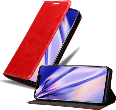 Immagine prodotto di Cadorabo custodia per Huawei MATE 20 PRO custodia protettiva in rosso custodia per cellulare cover chiusura magnetica