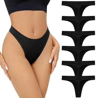 Productafbeelding van SHARICCA Naadloze tanga's voor dames. y, ademend, onzichtbaar onder kleding