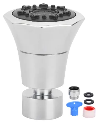 Obrázek produktu pro Kohoutek G1/2 s otočnou sprchovou hlavicí o 360°, filtr, náhradní díl pro kuchyňskou baterii, chromovaný, mosazný