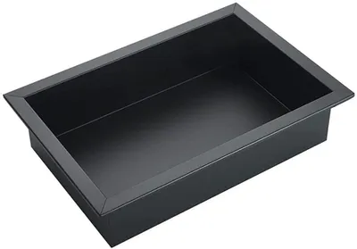 Produktbild von Duschnische Schwarz - Einbau - 304 Edelstahl - 31,5 x 20 x 8 cm - Duschzubehör