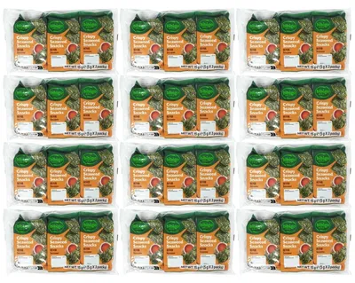 Produktbild von Bibigo Seealgen Snack Original SESAM 12x15g