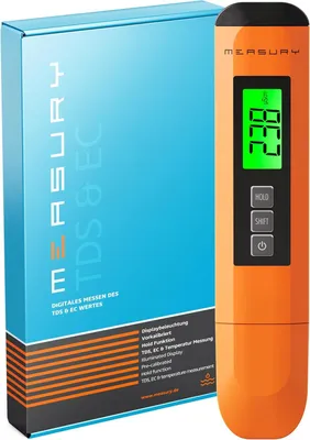 Productafbeelding van Waterkwaliteitstester 0-9990 µs/cm, digitale TDS en EC meter, voor aquarium