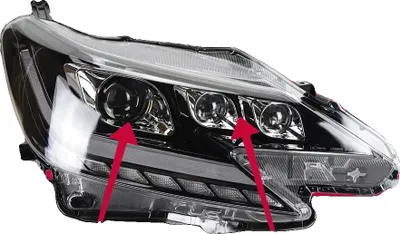 Produktbild von Scheinwerferanbau, Tagfahrlicht, Bi-Xenon-Linse, LED, Linkslenker