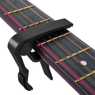 Image de Capodastre de guitare noir polyvalent