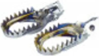 Produktbild von SCAR Fußrasten Anti-Schlamm Titan 60 mm breit 18 Zähne