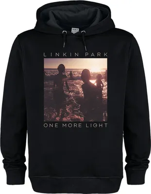 Image de Amplified - "One More Light" Sweat à capuche Homme/Femme Unie GD2359 (L) (Noir)