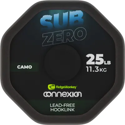 Produktbild von RidgeMonkey SubZero Lead Free Hooklink 25lb - 20m Vorfachschnur