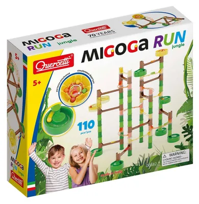 Produktbild von Quercetti Knikkerbaan Migoga Jungle, 110dlg.