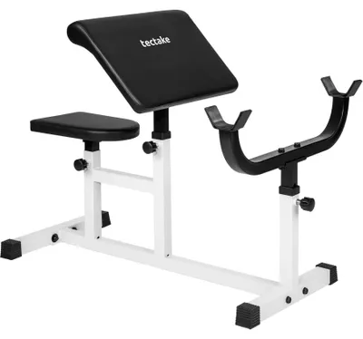 Produktbild von tectake® Curlbank Hantelablage 5-fach höhenverstellbar rutschfest, 98 x 65 x 94 cm