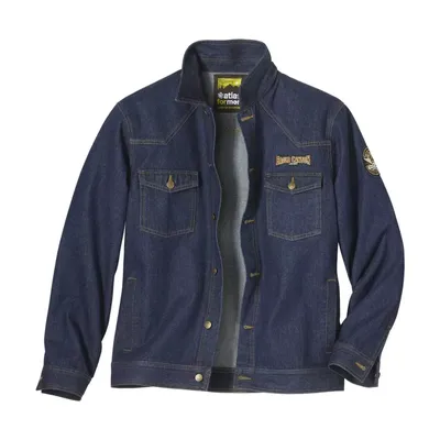 Image de Atlas For Men - Veste en jean pour homme AF602 (M) (bleu foncé)
