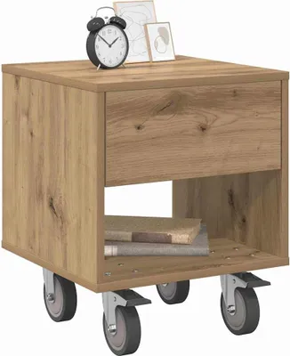 Obrázok produktu pre vidaXL Nočný stolík Artisan dub 40,5 x 40 x 48 cm Materiál na báze dreva