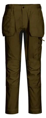 Obrázek produktu pro Portwest CD883 WX2 Stretch Holster Trouser Olive Green Velikost 40