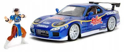 Produktbild von Jada Street Fighter Mazda RX-7 1:24 Chun-Li Modellauto