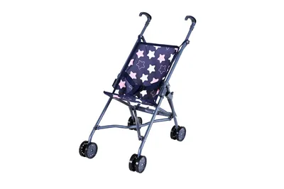Produktbild von Puppenbuggy Sim - star blue pink