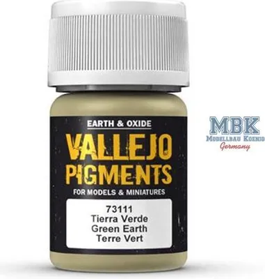 Produktbild von Vallejo VA73111 Vallejo Pigment Green Earth - Grünerde