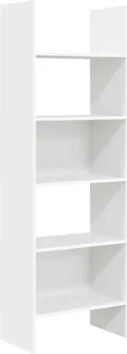 Image de vidaXL Bibliothèque blanche 60x35x180 cm Bois composite