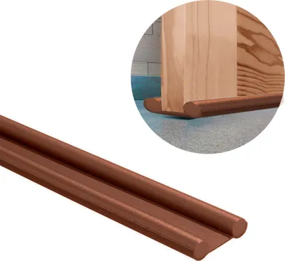 Obrázek produktu pro Hnědá pěnová lišta na dveře Nízké dveře 95 cm.
