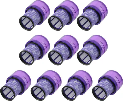 Produktbild von 10x HEPA-Filter für Dyson V11 Cyclone Serie wie V11 Absolute, Animal, Fluffy, Total Clean, Pro, Absolute Extra Staubsauger / ersetzt 970013-02