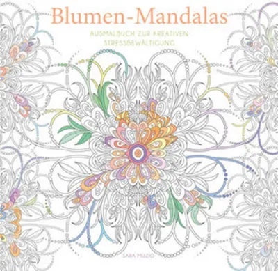 Produktbild von Blumen-Mandalas (Ausmalbuch zur kreativen Stressbewältigung)