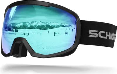 Immagine prodotto di Schnorr occhiali da sci per bambini Kidsi Go | Full REVO Ice Blue specchiati, antiappannamento, UV400