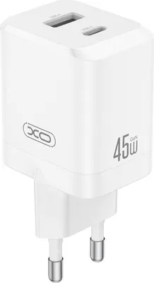 Zdjęcie produktu dla Ładowarka XO 45W USB-C PD szybkie ładowanie telefon tablet