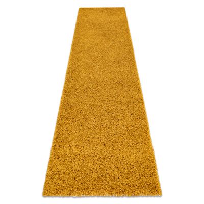 Bežec SOFFI shaggy 5cm zlatý - do kuchyne, predsiene, chodby, chodby žltý 70x200 cm