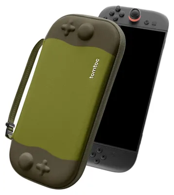 Produktbild von tomtoc Slim Tasche für Nintendo Switch 2, Schutz nach Militärstandard – Matcha, Größe Nur für Nintendo Switch 2