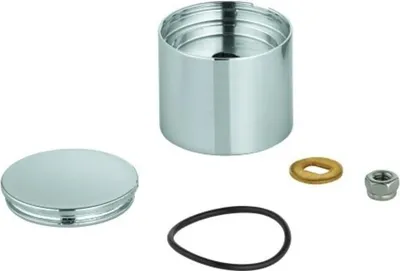 Produktbild von Grohe Umstellknopf für Wannenbatterie chrom - 46585000